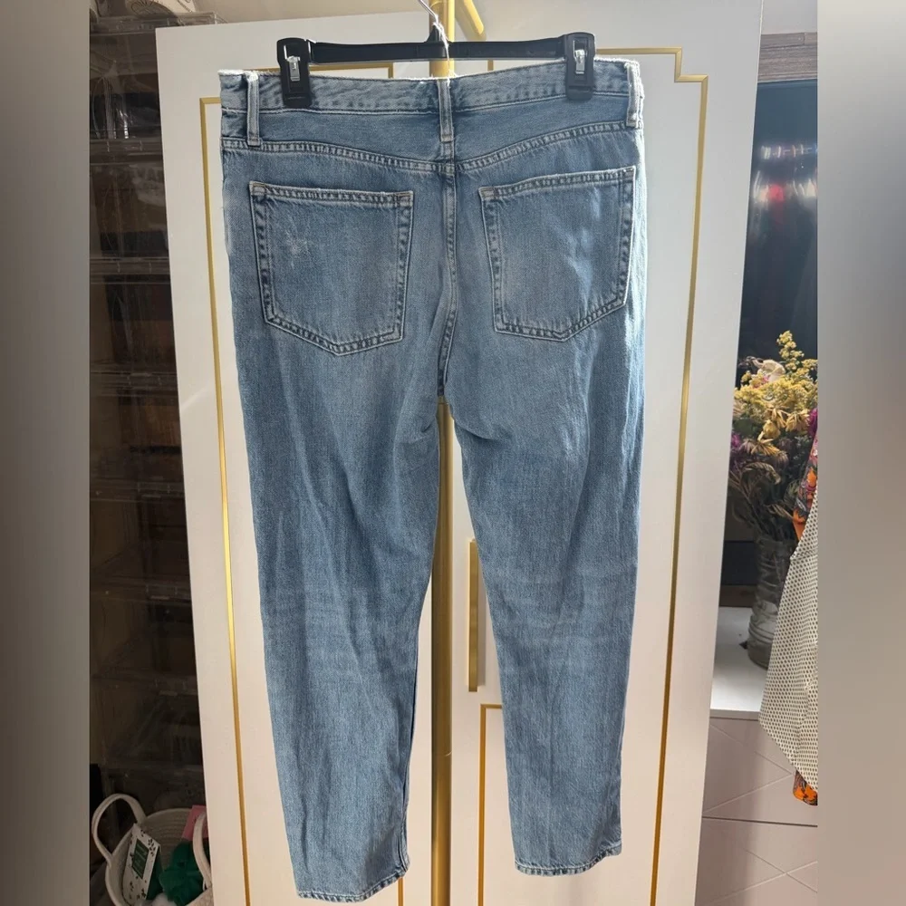 Topshop Moto Hayden Light Blue Distressed Jeans #0022